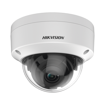 Domo TURBOHD 2 Megapixel (1080p) / Lente 2.8 mm / 30 mts IR EXIR / TVI-AHD-CVI-CVBS / IK10 / IP67 / WDR 120 dB / Ultra Baja Iluminación / Metal DS-2CE57D3T-VPITF