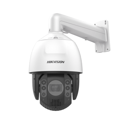 PTZ IP 8 Megapixel / 25X Zoom / 200 mts IR / ACUSENSE (Evita Falsas Alarmas) / Exterior IP66 / Alerta Audible y Luz Estroboscópica / Autoseguimiento 2.0 / Hi-PoE / DARKFIGHTER / Rapid Focus DS-2DE7A825IW-AEB(T5)