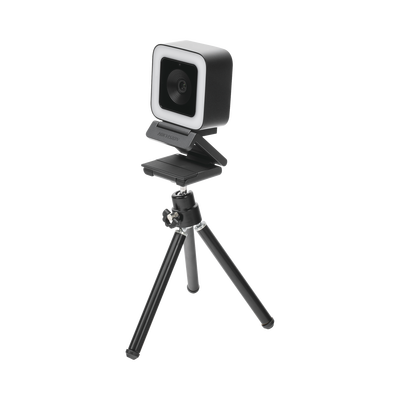 Cámara Web ALTA DENIFICIÓN (1080p) / Aro de Luz Interconstruido / Gran Angular / Micrófono Integrado / Conector USB de 2 mts / Fácil de Instalar / Reducción de Ruido Inteligente DS-UL2