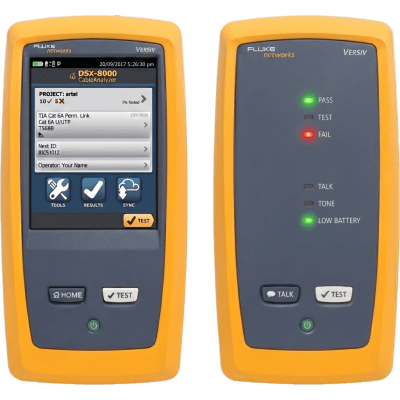 Certificador DSX-602 para Cable de Cobre Cat5e, Cat6 y Cat6A, Frecuencia de 500 MHz, Con WiFi Integrado y Pantalla LCD de 5.7 in, Versión Internacional  DSX-602-PROINT