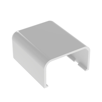 Tapa Final, para uso con canaleta LD10, material ABS, Color Blanco ECF10WH-X