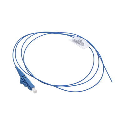 Pigtail de Fibra Óptica LC Simplex, Monomodo OS2 9/125, 900um, Color Azul, 1 Metro  F91BN1NNNSNM001