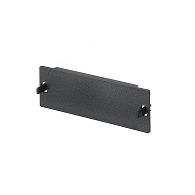 Placa Ciega FAP, Para Reservar Espacio de Uso Futuro en Paneles de Fibra Óptica, Color Negro  FAPB