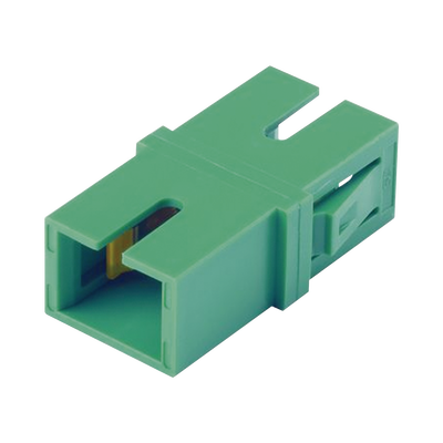 Módulo Acoplador SC/APC Simplex, Para Fibra Monomodo, Color Verde FASSCZAG-L