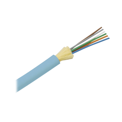 Cable de Fibra Óptica de 12 hilos, Multimodo OM4 50/125 Optimizada, Interior, Tight Buffer 900um, No Conductiva (Dieléctrica), OFNR (Riser), Precio Por Metro  FODRZ12Y