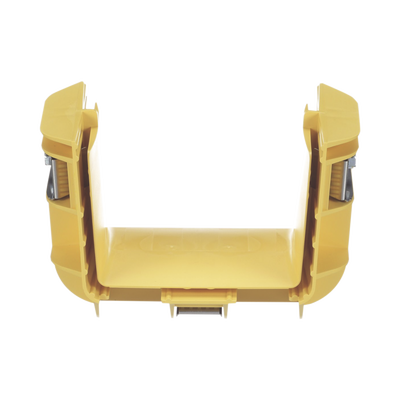 Union Recta "Cople", Para Canaleta FiberRunner™ 4X4, Color Amarillo  FRBC4X4LYL
