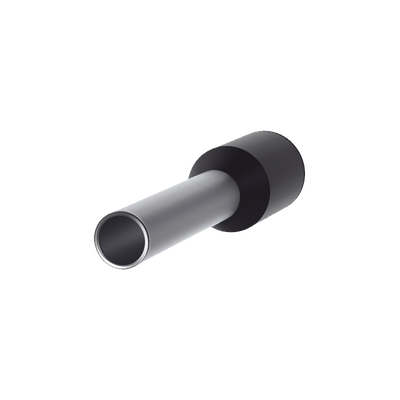 Ferrule Aislado Para Cables 16 AWG, PIN de 10 mm de Longitud, Mango Color Negro, Paquete de 500pz FSD78-10-D