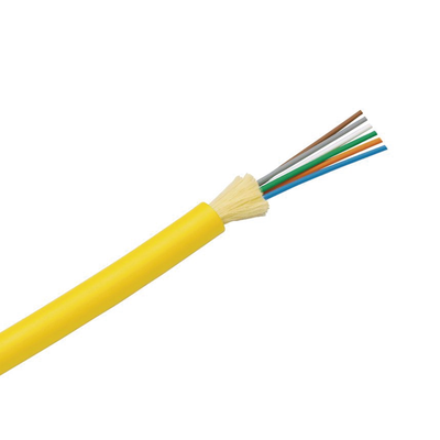 Cable de Fibra Óptica de 6 hilos, Monomodo OS2 9/125, Interior, Tight Buffer 900um, No Conductiva (Dieléctrica), OFNP (Plenum), Precio Por Metro  FSDR906Y