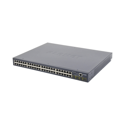GS-4210-48T4S, Switch Administrable de 48 puertos 10/100/1000T + 4 puertos SFP 100/1000X