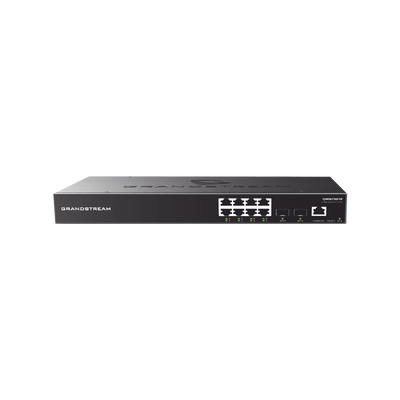 GWN7801P, Switch PoE Administrable capa 2, 8 x GigaEth PoE/PoE+ y 2 x Giga SFP. 150w, 30w máx puerto PoE