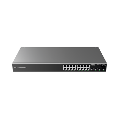 GWN7802, Switch Administrable capa 2, 16 x GigaEth y 4 x Giga SFP