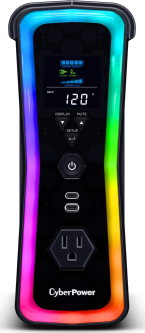 UPS de línea interactiva CyberPower GX150C2 - 1.50kVA/1kW - Minitorre - 8Hora(s) Recarga - 2.30Minuto(s) Stand-by - 120 V AC Entrada - 120 V AC Salida - 13 x NEMA 5-15R Receptacle(s) - Onda Sinusoidal - USB - LCD Pantalla - 7 x Battery/Surge Outlet