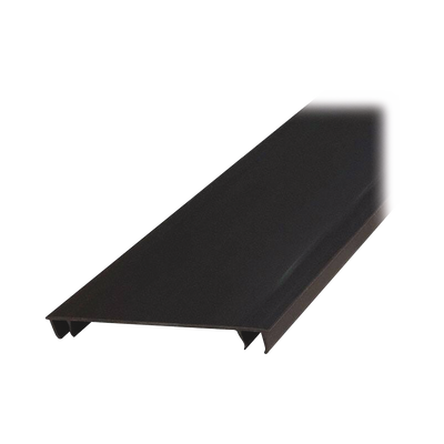 Tapa para Canaleta Ranurada Tipo H, de 55.1 mm de Ancho, 1828.8 mm de Largo, Color Negro  HC2BL6