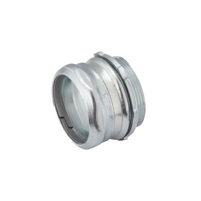 Conector de Compresión de Acero Galvanizado para Pared Delgada de 2". HUB-2908