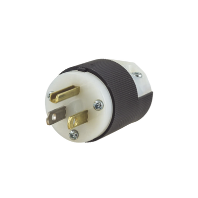 Clavija Entrada Recta/ 15A 125V/ 2 Polos 3 Hilos/ Nema 5-15P/ Grado Industrial- Comercial.  HUB-HBL-5266-C