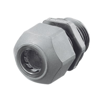 Conector de Cable, Estilo Europeo, para Conductores de 0.17" a 0.45", para Conduit 1/2",  Color Gris.: HUB-SEC-50GA