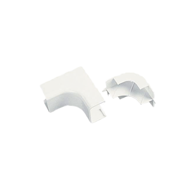 Esquinero Interior, para uso con Canaleta LDPH10 y LD2P10, material ABS, Color Blanco  ICFX10WH-X