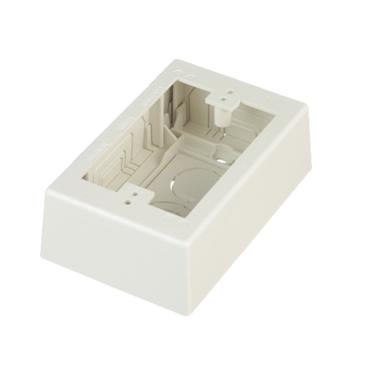 Caja de Pared Superficial, uso Universal con Placas de Pared, Con Cinta Adhesiva, Color Blanco Mate  JBX3510IW-A