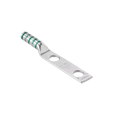 Terminal de Compresión Pan-Lug™ de Barril Largo, de Dos Orificios de 1/2", para Cable 6 AWG, Espacios Entre Orificios de 1.75". LCC6-12-L | Humberto Chacon Terminal de Compresión Pan-Lug™ de Barril Largo, de Dos Orificios de 1/2", para Cable 6 AWG, Espacios Entre Orificios de 1.75". LCC6-12-L