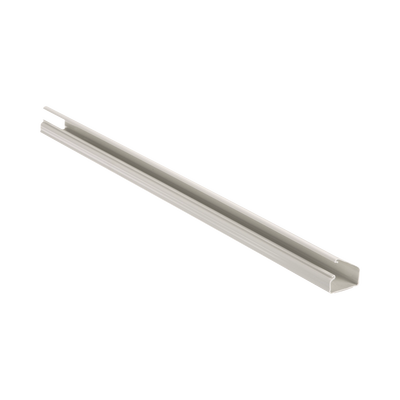 Canaleta LD10 de PVC rígido, con cinta adhesiva para instalación sin herramientas, de 38.4 x 24 x 1828.8 mm, Color Blanco Mate  LD10IW6-A