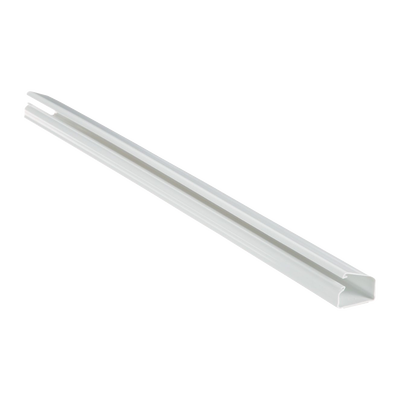 Canaleta LD10 de PVC rígido, con cinta adhesiva para instalación sin herramientas, de 38.4 x 24 x 1828.8 mm, Color Blanco LD10WH6-A