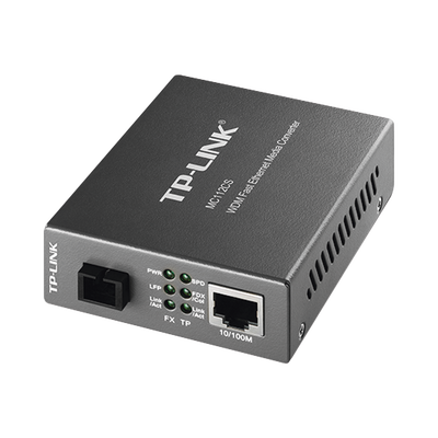 TP-Link Convertidor de Medios MC112CS, 20.000 Metros, 1 Puerto Fibra Modomodo, 1x RJ-45