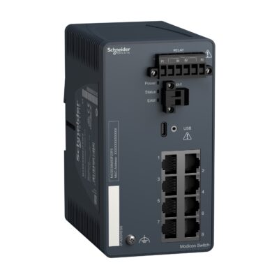MODICON MANAGED SWITCH 8TX MCSESM083F23F0