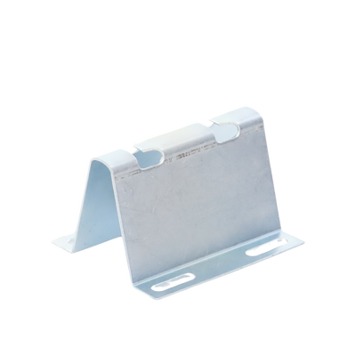 Soporte de piso falso directo, ideal para llegada a Rack, con acabado Electro Zinc   MG-51-142EZ