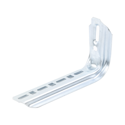 Ménsula omega tipo L inteligente, 210mm de ancho, con acabado Electro Zinc  MG-60-101EZ