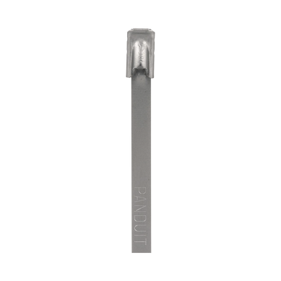 Cincho PanSteel de Acero Inoxidable Tipo 304, 362mm largo x 4.6mm ancho, Color Metálico, Paquete de 100pz  MLT4S-CP