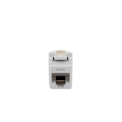 NK688MWH, Conector Jack Estilo 110 (de Impacto), Tipo Keystone, Categoría 6, de 8 posiciones y 8 cables, Color Blanco