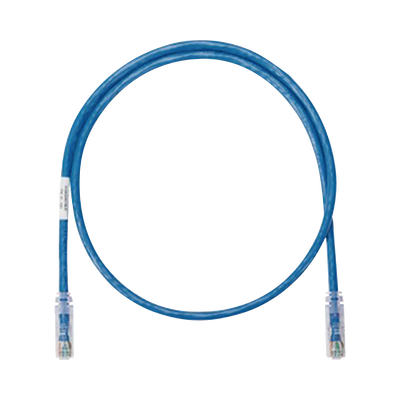 Cable de parcheo UTP Categoría 6, con plug modular en cada extremo - 1 ft (30.48 cm) - Azul  NK6PC1BUY