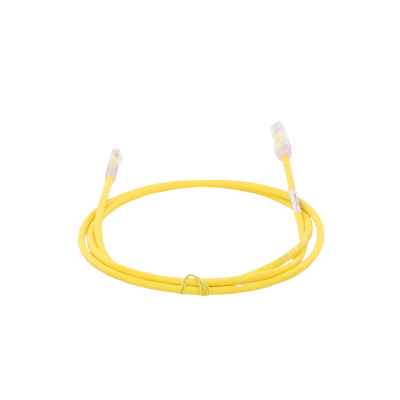 Cable de parcheo UTP Categoría 6, con plug modular en cada extremo - 1.5 m. - Amarillo  NK6PC5YLY