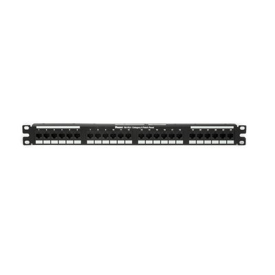 NK6PPG24Y,  Panel de Parcheo de Impacto 110, Plano, Categoría 6, de 24 Puertos, 1UR