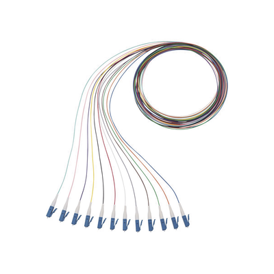 Kit de 12 Pigtails con Conector LC, Monomodo 9/125 OS2, 900um, de 1 Metro  NKFP91BN1NKM001