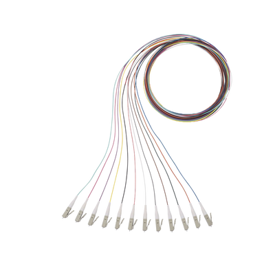 Kit de 12 Pigtails con Conector LC, Multimodo 50/125 OM3, 900um, de 1 Metro NKFPX1BN1NKM001