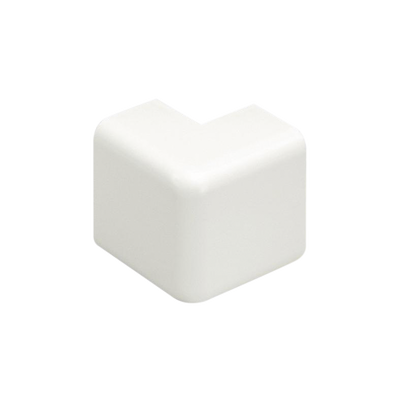 Esquinero exterior, para uso con canaleta LD10, material ABS, Color Blanco Mate  OCF10IW-X