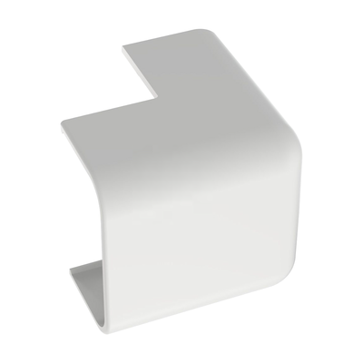 Esquinero exterior, para uso con canaleta LD10, material ABS, Color Blanco OCF10WH-X