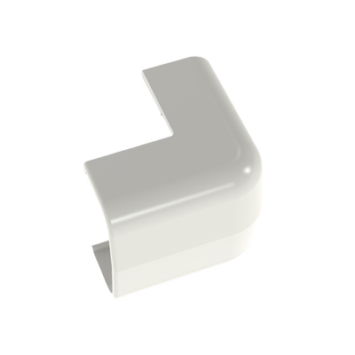 Esquinero exterior, para uso con canaleta LD5, material ABS, Color Blanco Mate OCF5IW-E