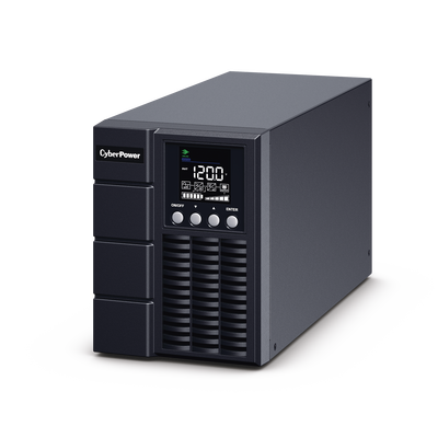 UPS de 1000 VA/900 W, Online Doble Conversión, Entrada 120 Vca NEMA 5-15P, Onda Senoidal Pura, Tipo Torre, Con 4 Tomas NEMA 5-15R OLS1000A