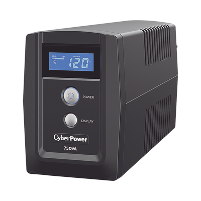 NO BREAK CYBERPOWER (OM750ATLCD) 750VA / 420W, INTERACTIVO, TORRE, 6 × NEMA 5-15R, 3 RESPALDO Y 3 SUPRESIÓN, 2 AÑOS DE GARANTÍA EN EQUIPO, 1 AÑO EN BATERÍAS.