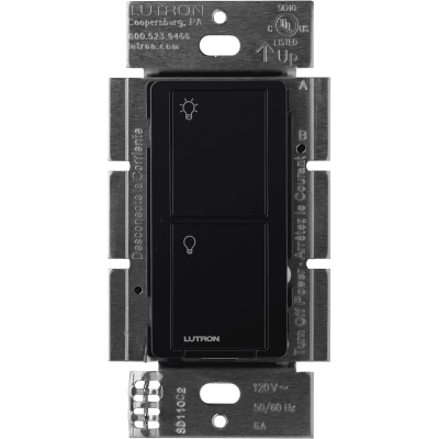 (Caseta Wireless) Interruptor Inteligente On/Off, requiere cable neutro. 6A, /120V: PD6ANSBL