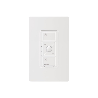 (Caseta Wireless) Control de velocidad inalámbrico para ventilador de techo, un solo polo.: PDFSQNWH