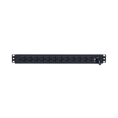 PDU CYBERPOWER (PDU15B12R) 12 SALIDAS NEMA 5-15R, MONTAJE 1U. SALIDA DE 100-125 V 15A.
