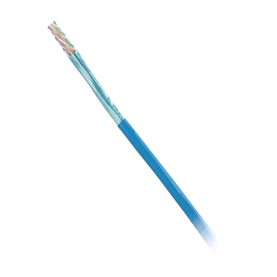 Bobina de Cable Blindado F/UTP de 4 Pares, Cat6, LSZH (Libre de Gases Tóxicos), Color Azul, 305m  PFL6004BU-G