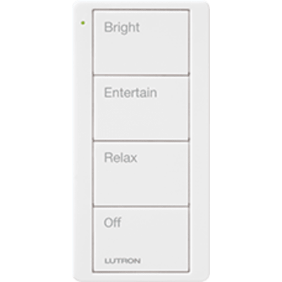 Control remoto inalambrico PICO, con escenas predefinidas para espacio en sala..: PJ24BGWHP03