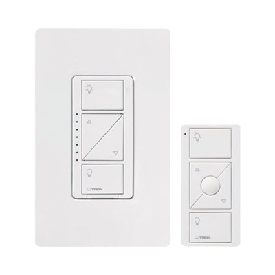 (Caseta Wireless) Kit, Atenuador, control remoto PICO y tapa.: PPKG1WWH