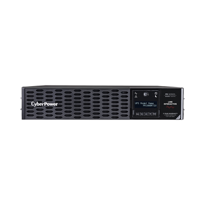 NO BREAK CYBERPOWER (PR1000RT2U) 1000VA / 1000W, RACK /TORRE, 2U, 8 NEMA 5-15R, SENOIDAL PURA, GARANTÍA 3 AÑOS, INCLUYE BATERÍA.