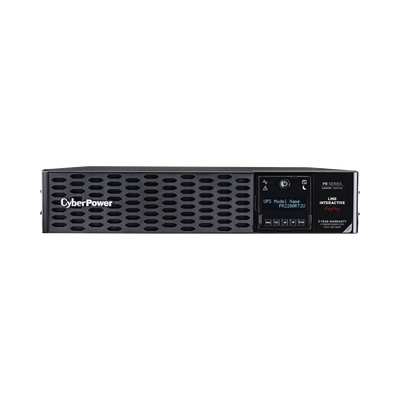 NO BREAK CYBERPOWER (PR2200RT2U) 2200VA / 2200W, RACK/TORRE, 2U,  8 NEMAS 5-20R, SENOIDAL PURA, GARANTÍA 3 AÑOS INCLUYE BATERÍA.
