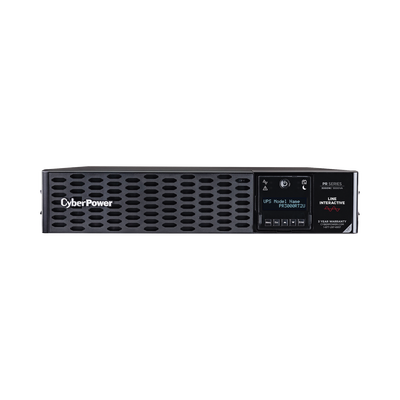 NO BREAK CYBERPOWER (PR3000RT2U) 3000VA / 3000W, RACK /TORRE, 2U, 8 NEMA 5-20R +1 NEMA L5-30R, SENOIDAL PURA, GARANTÍA 3 AÑOS, INCLUYE BATERÍA.